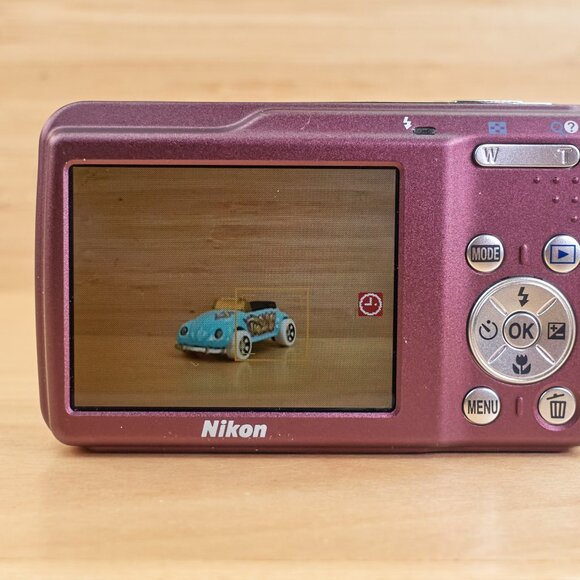 Nikon Coolpix S210 / 8MP Digital Camera / 3x Optical Zoom / Plum / Tested - Picture 5 of 9